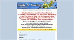 Desktop Screenshot of panicanxietygone.com