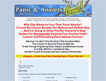 Tablet Screenshot of panicanxietygone.com